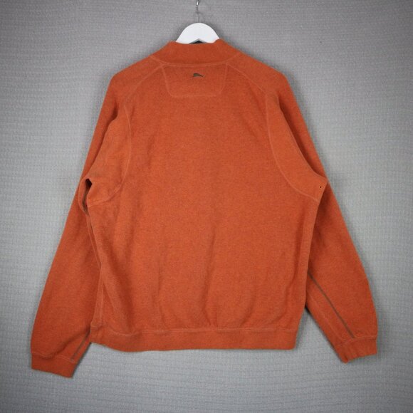 Tommy Bahama Reversible Sweater Mens XL Flip Side Half Zip - Picture 4 of 8